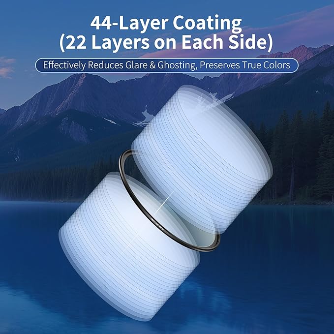 JJC 52mm Ultra-Low Reflectivity UV Filter Lens Protection