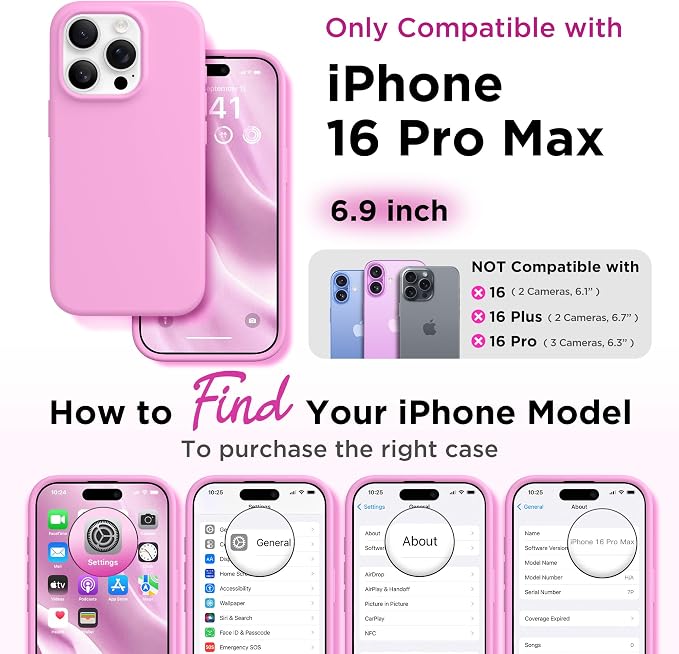 GolbinBox Magnetic for iPhone 16 Pro Max Case, Compatible