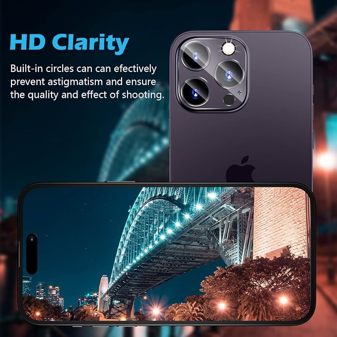 imluckies [3 Pack Camera Lens Protector