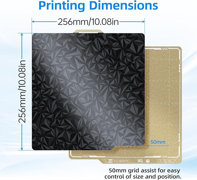 BIQU Designer Series Smooth PEO+Textured PEI Build Plate
