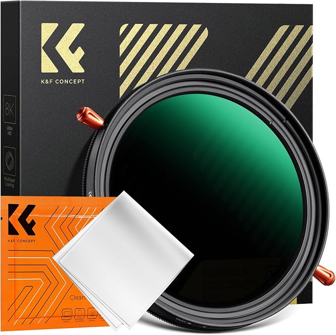 K&F CONCEPT 95mm Variable Fader ND2-ND32 ND Filter and CPL Circular Polarizing