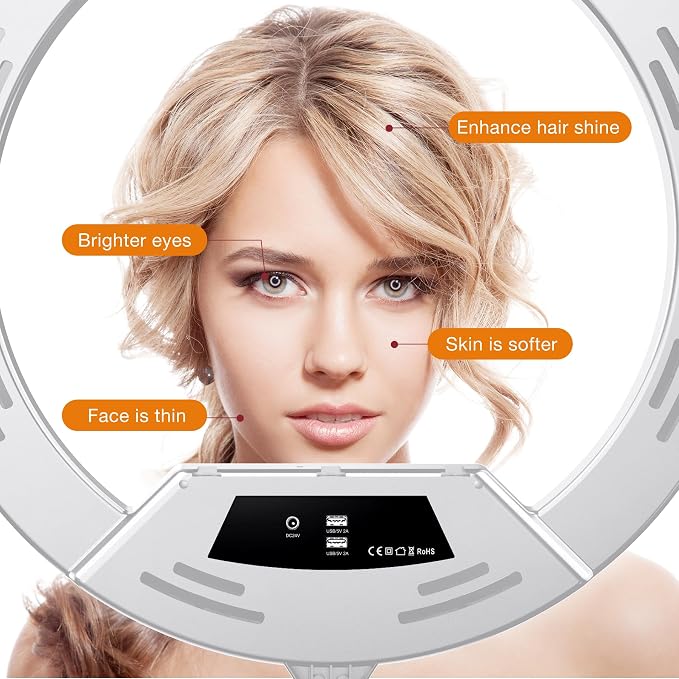 22"Ring Light with Stand, Ring Light Tripod