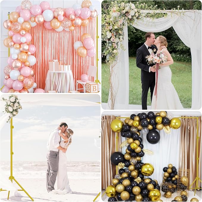 EMART Backdrop Stand 10x7ft Photo Studio Adjustable Background Stand Support kit