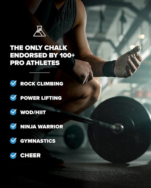 Friction Labs Premium Loose Climbing Chalk - High-Performance Grip for Bouldering & Weightlifting - Skin-Friendly Formula