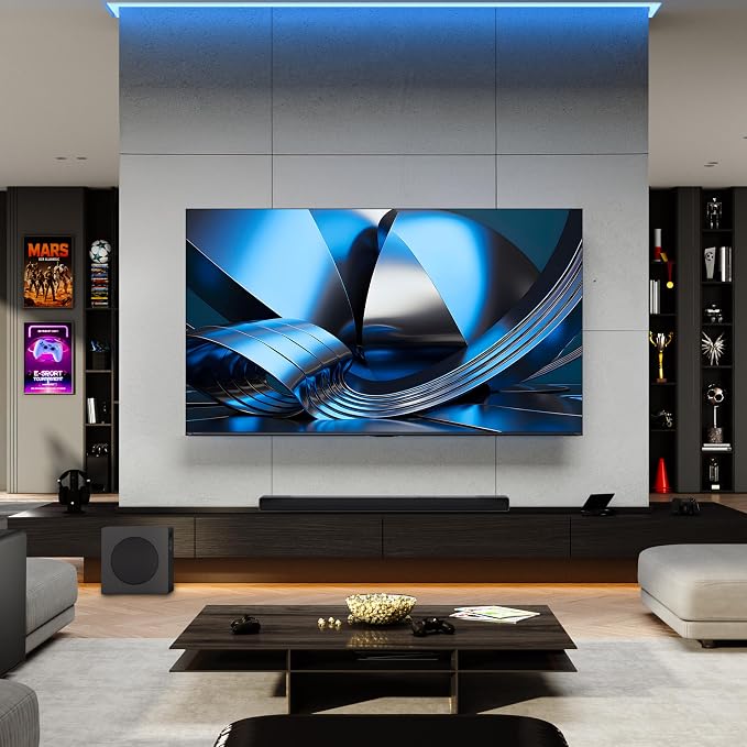 Hisense 55" U6 Pro Series Mini‑LED ULED 4K UHD HDR Gaming AI Smart Fire TV (55U6SF Pro, 2026 New) – Hi-QLED, Native 144Hz, Motion Rate 480, Dolby Vision IQ,· Atmos, HDR10+, Glare-Free, Alexa+