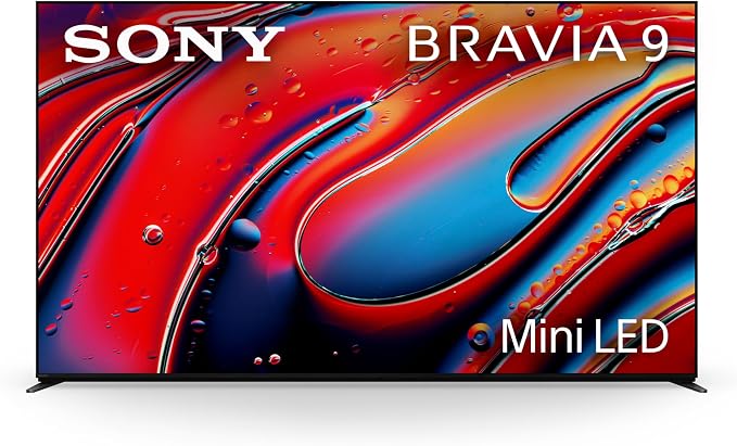 Sony K85XR90 85 Inch XR90 Series Bravia Mini LED HDR QLED 4K Google TV with 6 Year Amber Protection Plan (2024)