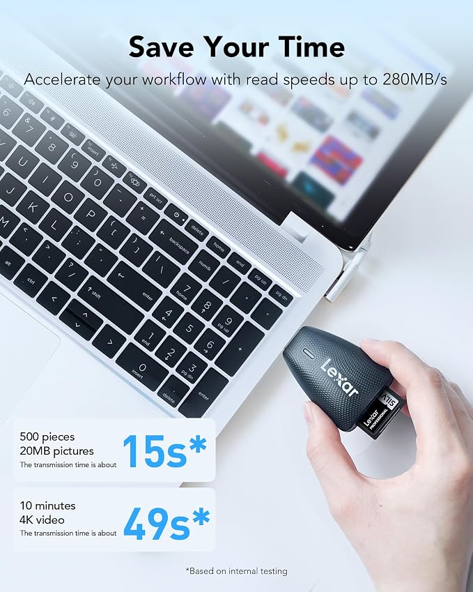 Lexar 128GB Professional Silver PRO SD Card, Full HD,
