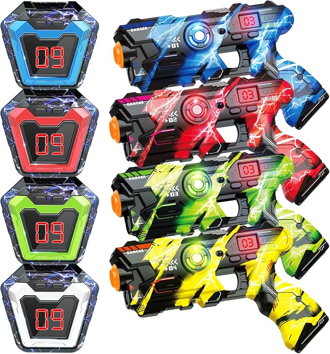 BAIAI Laser Tag Guns Set of 4