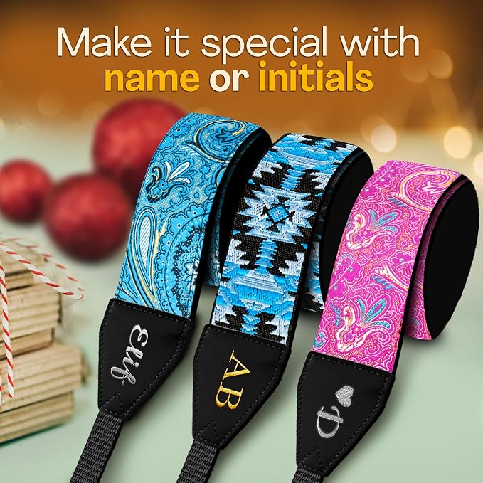 Art Tribute Custom Camera Strap Indian Sunset