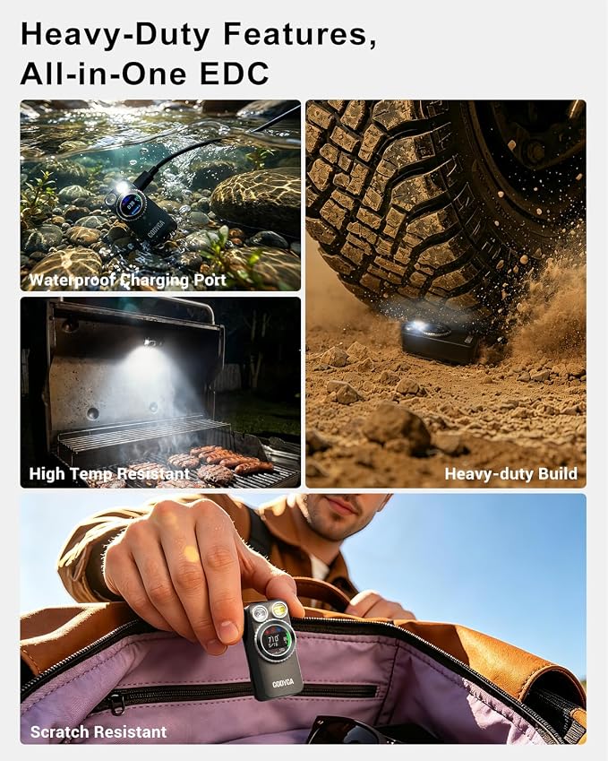 Godyga TorchEye UDA EDC Clip-On Flashlight