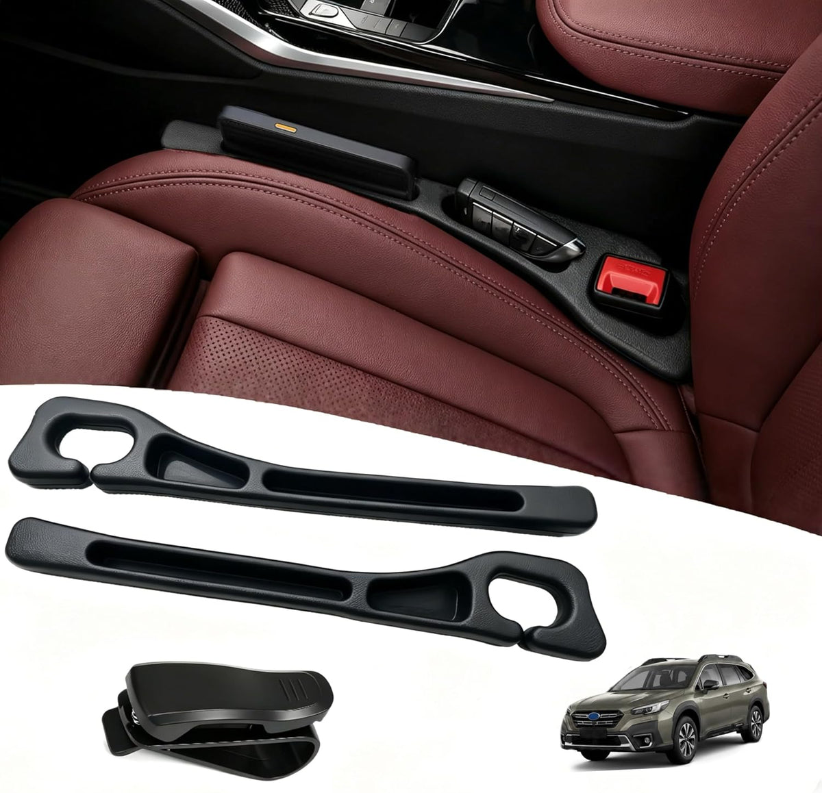【Compatible with Subaru Outback】 Car Seat Gap Filler Organizer