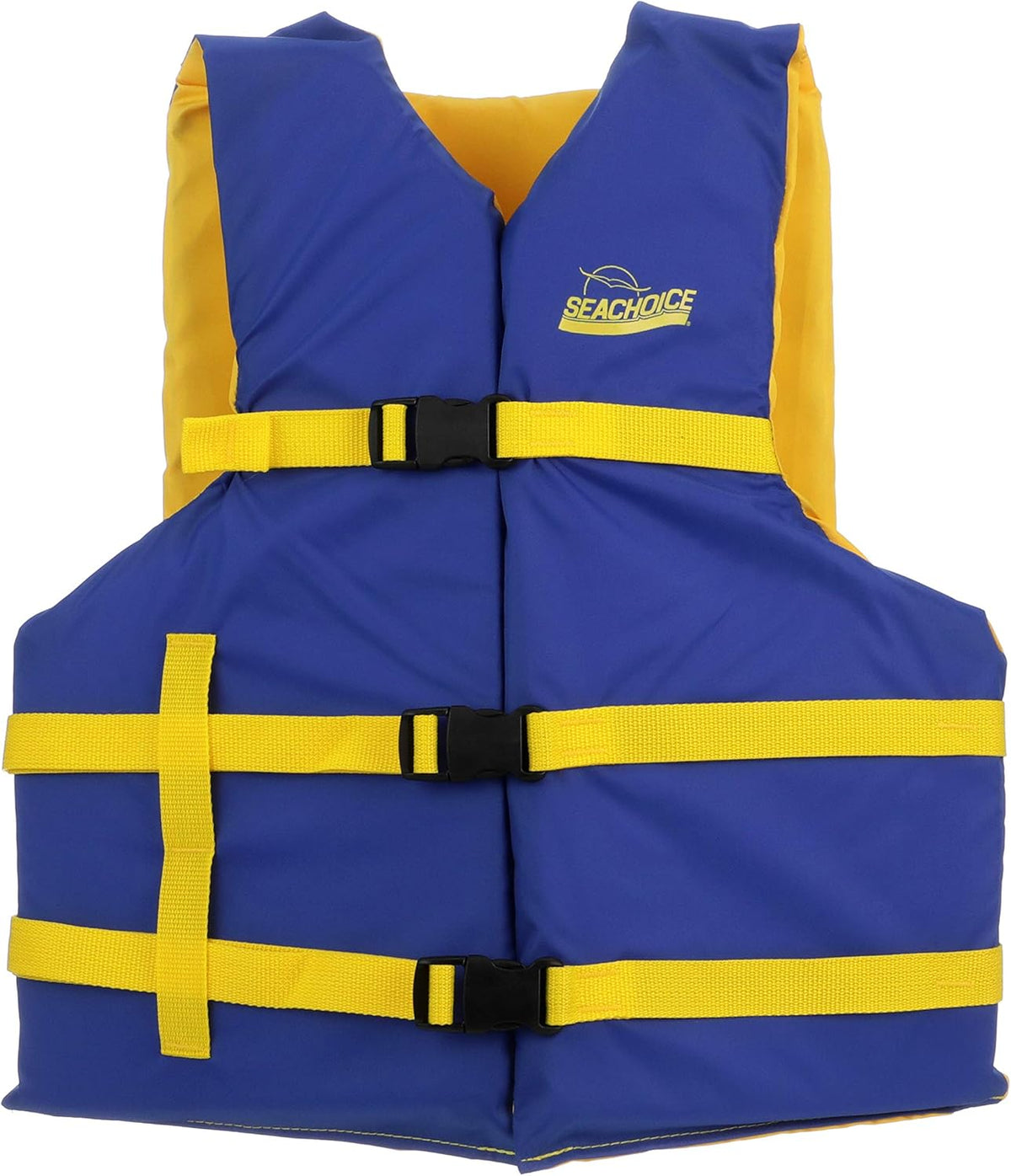Seachoice Life Jacket - Adjustable Universal Adult Boat Vest for Safety & Comfort