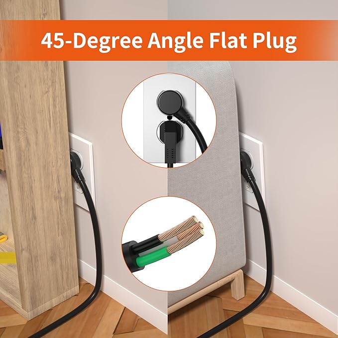 8 Outlet Power Strip 2100J Surge Protector, 15FT Heavy Duty Extension Cord Wide Spaced Outlet and Wall Mount Metal Powerstrip for Home Office Garage Workshop