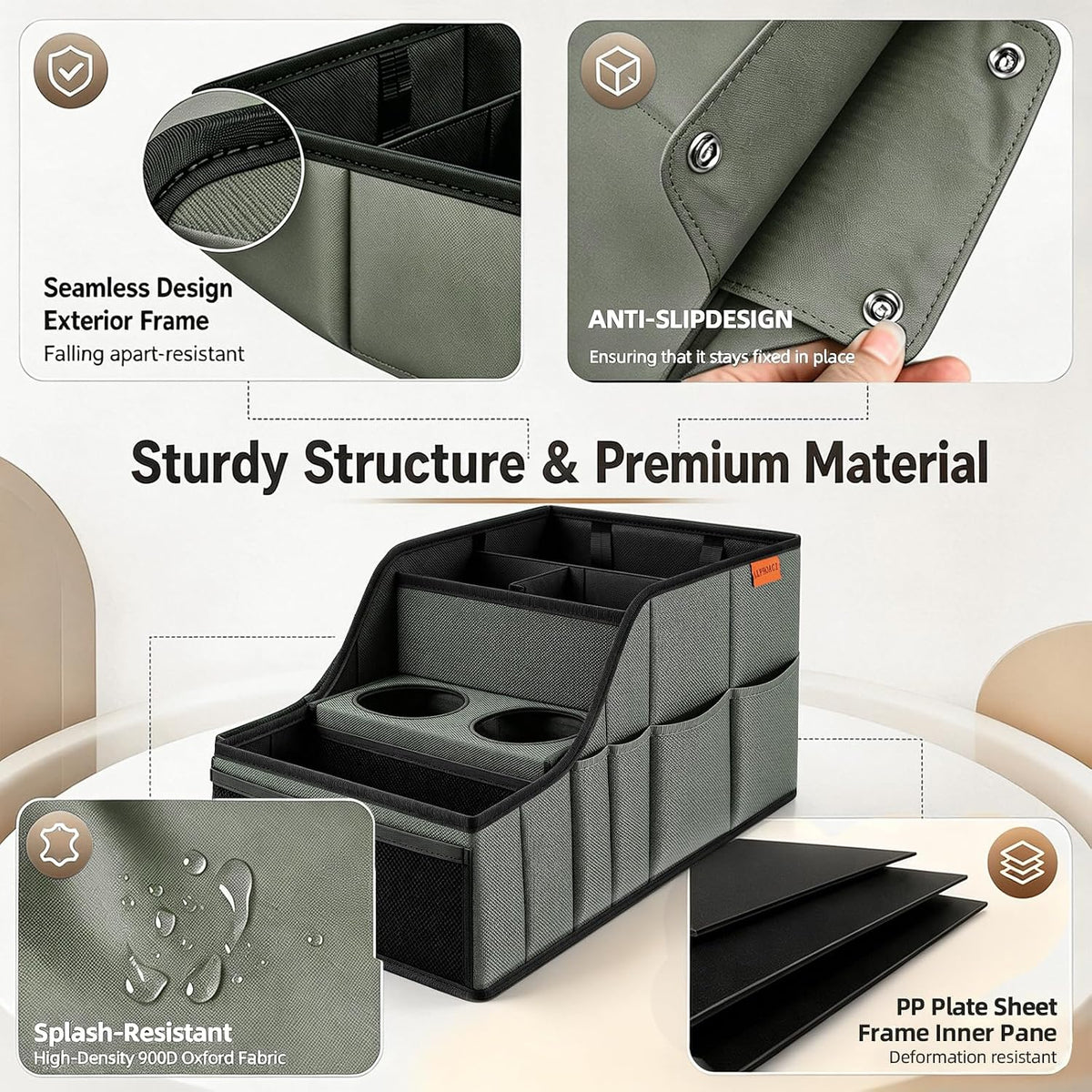 Car Seat Organizer Back Front Captains Seats Storage Travel