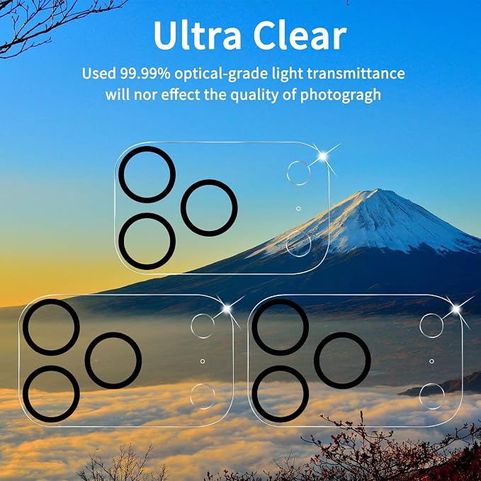 Dengduoduo 3 Pack Camera Lens Protector