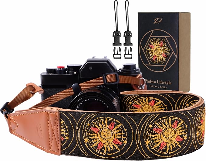 Padwa Lifestyle Yellow Sun God Camera Strap