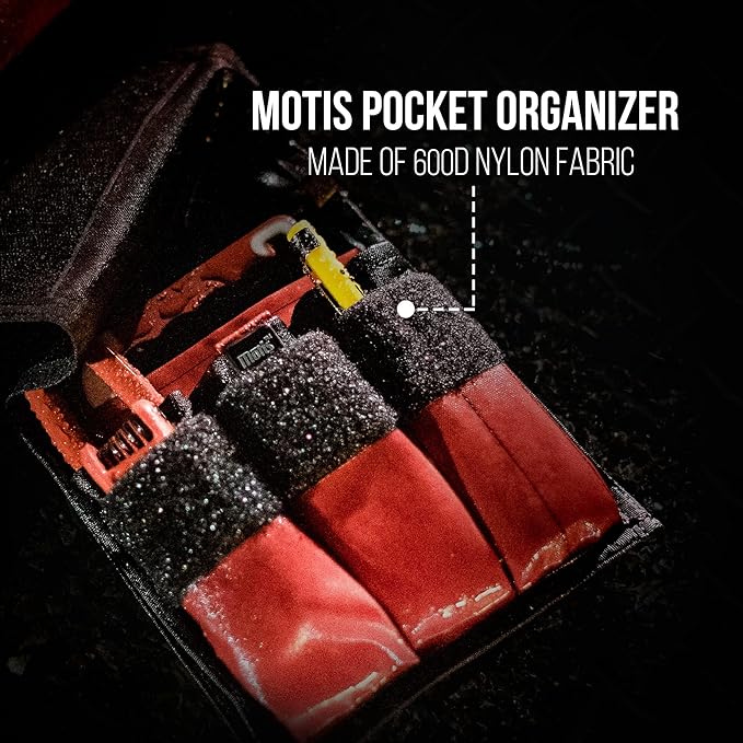 Firefighting Bunker Gear Pocket Organizer Kit with Snagger Tool, Mini Spanners and Forcible Entry Wedges