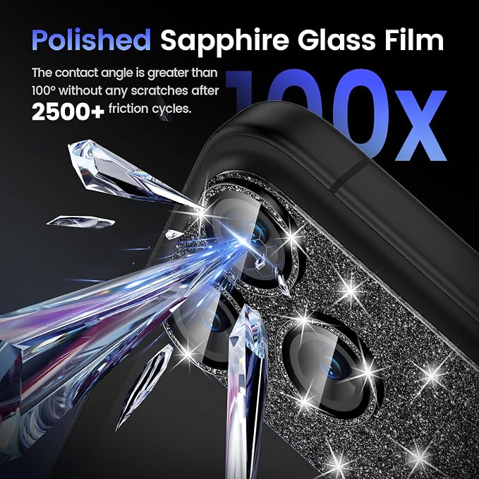 Tensea for iPhone 17 Pro Camera Lens Protector, Metal Aluminum Alloy Tempered