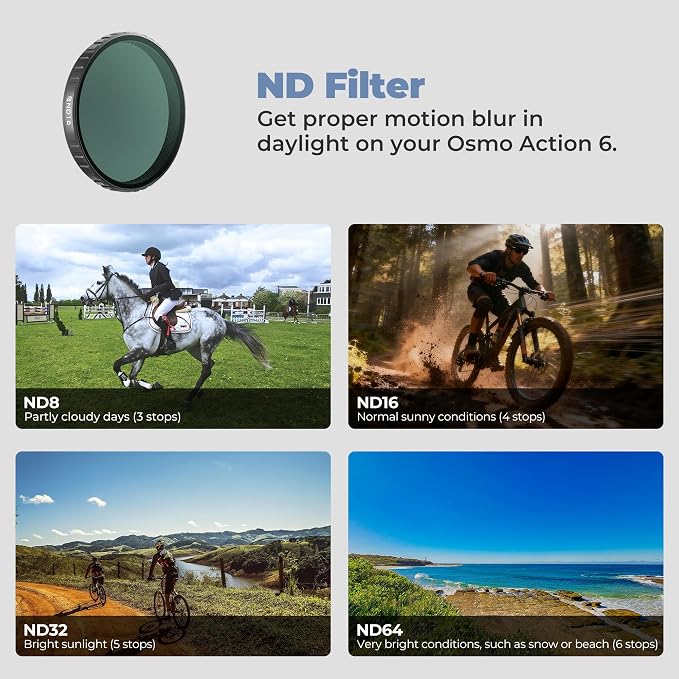 Freewell ND8, ND64 Standard Day Filter Set
