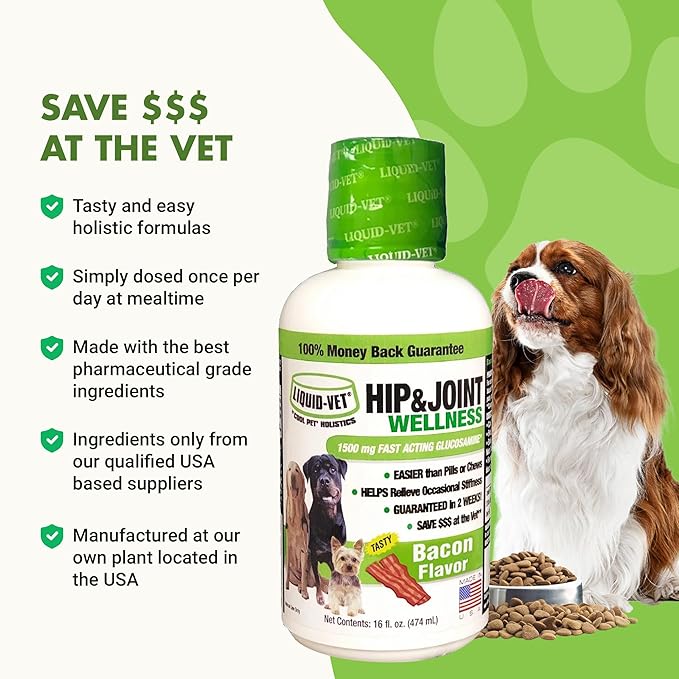 K9 Hip & Joint Formula, Bacon Flavor, 16oz