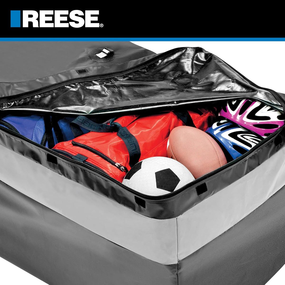 Reese Explore 63604 Amigo Hitch Mount Cargo Carrier Bag - Rainproof, 59" x 18.5" x 24" Size