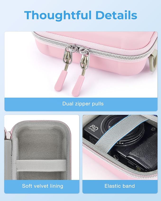 BAGSMART Digital Camera Case, Protective & Waterproof Small Camera Case