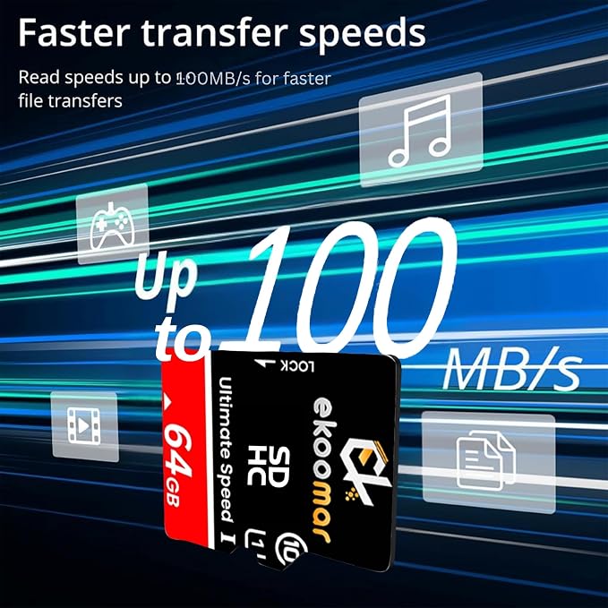 Card - Class 10, High-Speed Memory Card