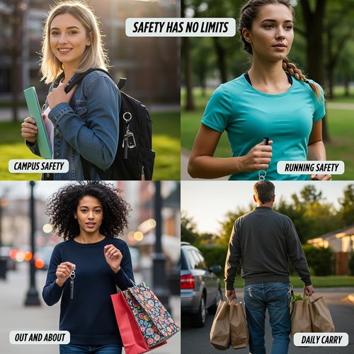 Guard Dog Security Enlight Mini Stun Gun - Keychain-Friendly Self Defense Tool with LED Flashlight & USB-C Rechargeable