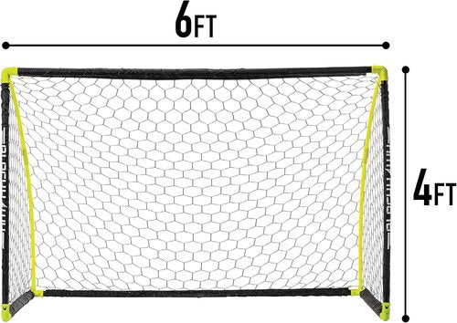 Franklin Sports Blackhawk Portable Soccer Goal - Insta-Set Design, 6' x 4' Size