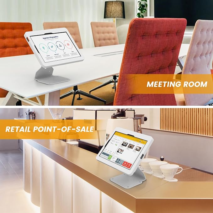 Heavy Duty iPad POS Stand for Desk, All Metal