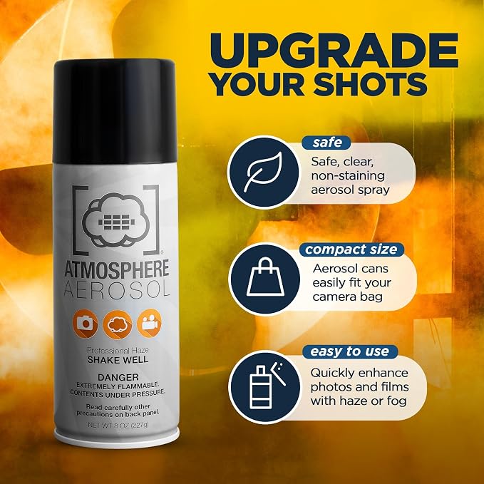 12 Pack Atmosphere Aerosol Haze/Fog Spray