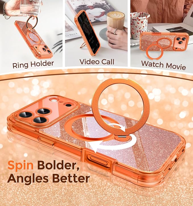 Twinkle Design Privacy Case for iPhone 17 Pro
