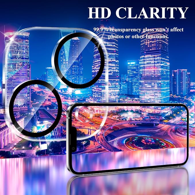 YWXTW [5 Pack Designed for iPhone 13 Camera Lens Protector, for iPhone 13 Mini