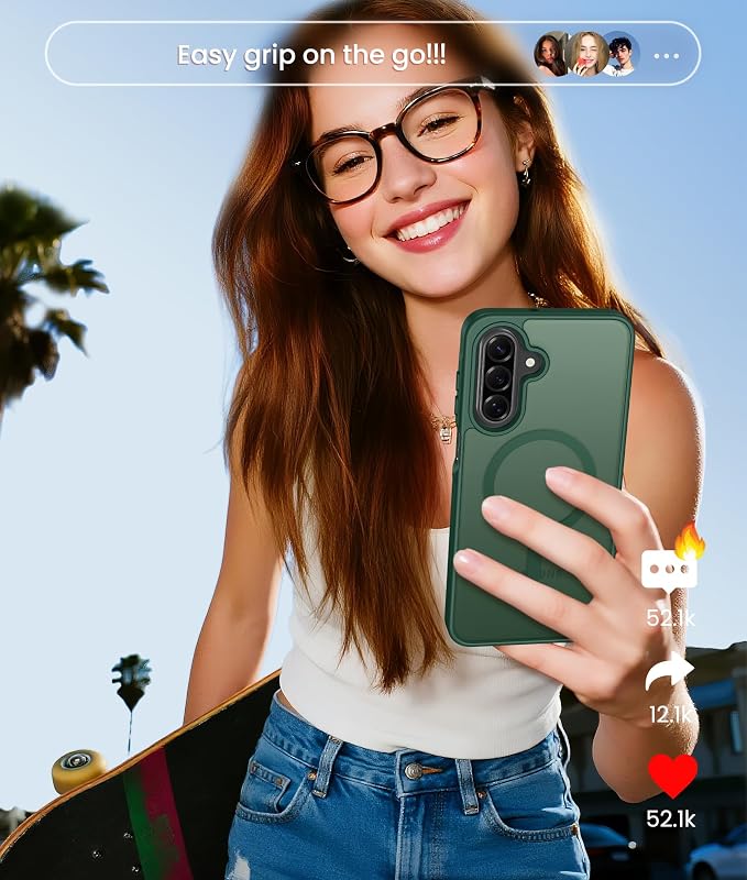 FNTCASE for Galaxy A17/A16 5G Phone Case: for Samsung A17 Cases Matte