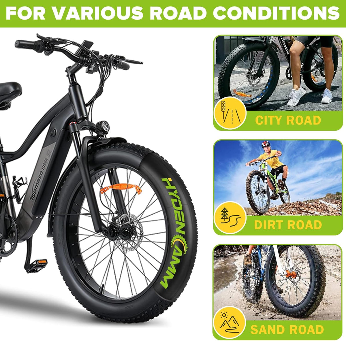 Skiennix Fat Tire Tube - 20"/26" x4.0 E-Bike Bicycle Tubes with AV 32mm Schrader Valve | Includes 2 Tire Levers