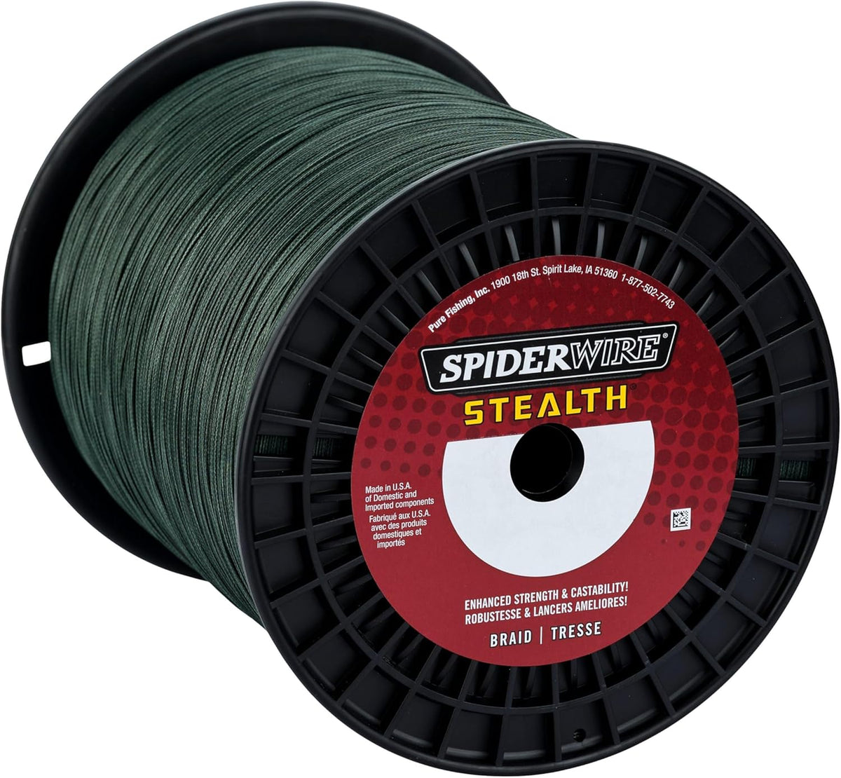 SpiderWire Stealth Braid Fishing Line - Durable, High-Performance Fishing Line | 150 Yards, Green