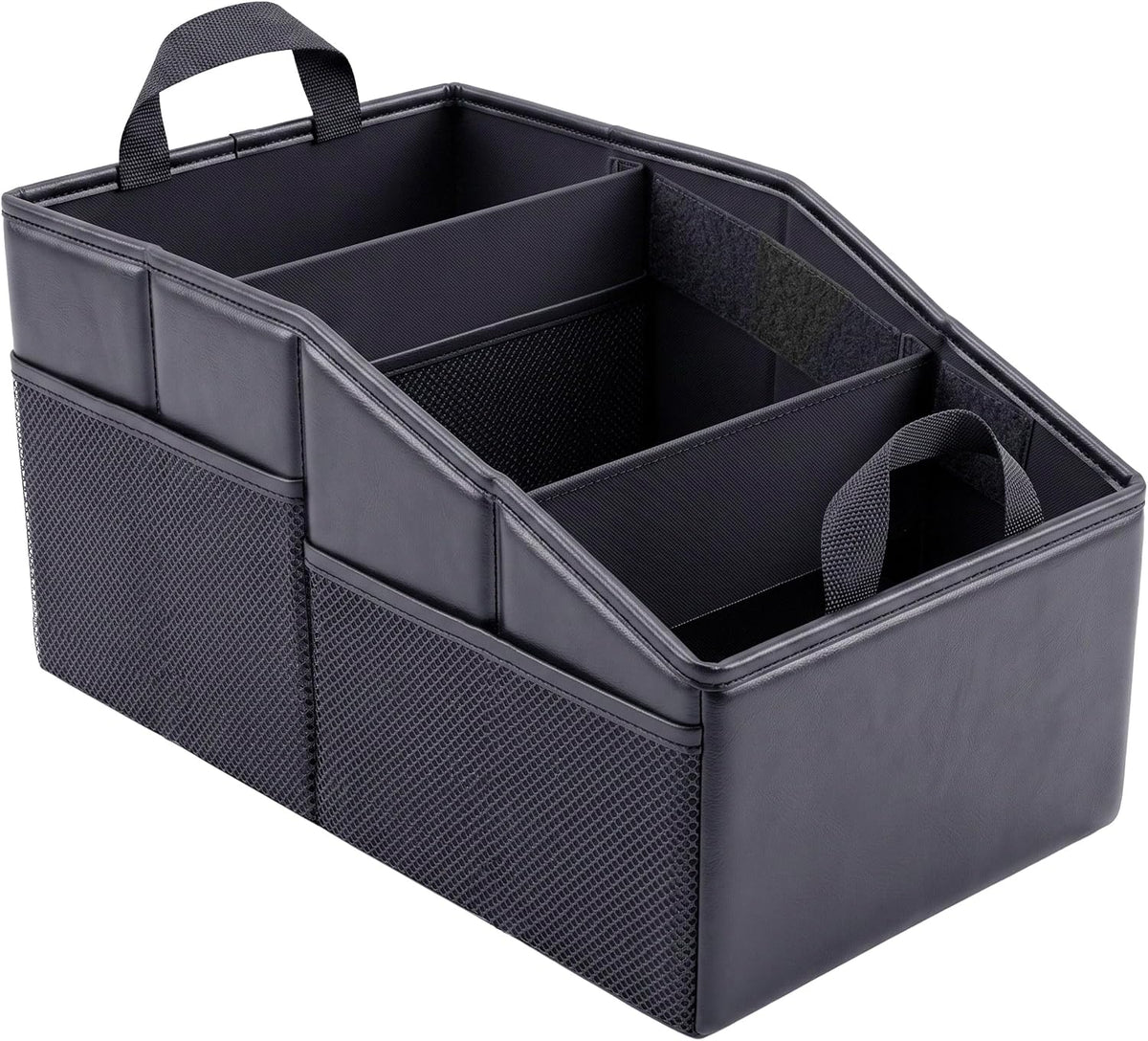 Car Storage Organizer, Black Reinforced Dividable Car Backseat Organizer