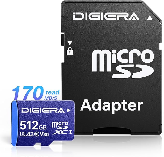 DIGIERA 512GB LT100 microSDXC UHS-I Memory Card