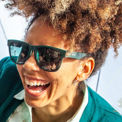 Goodr Mint Julep Electroshocks Polarized Sunglasses - Large Dark Green Frame with Gradient Lenses | UV400 Protection