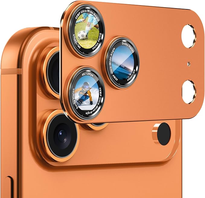 CACOE Camera Lens Protector for iPhone 17 Pro Max