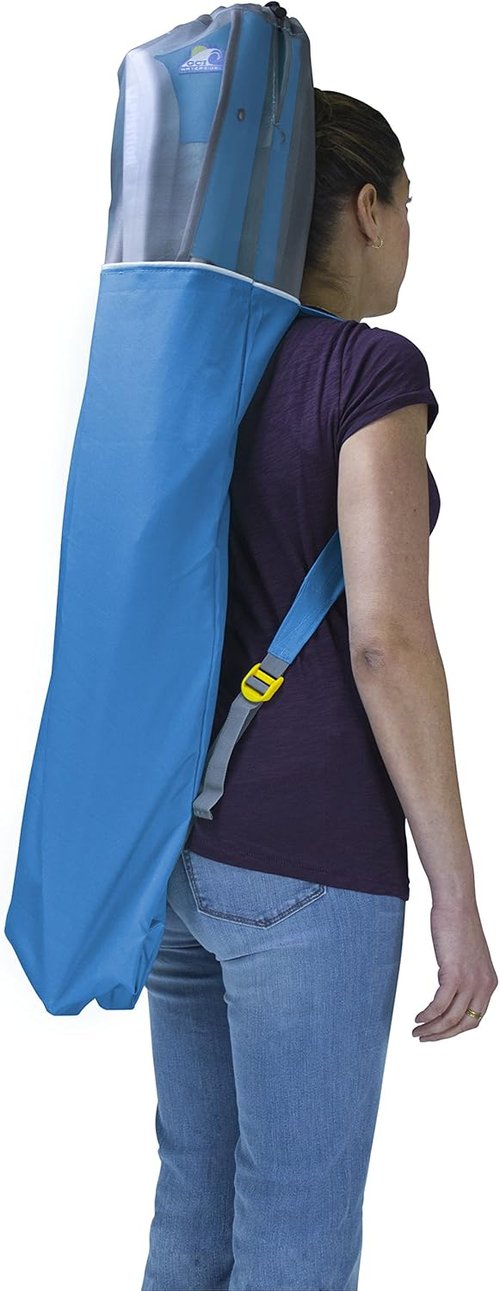 GCI Outdoor Folding Beach Chair - Waterside Captain's Design for Ultimate Comfort & Portability
