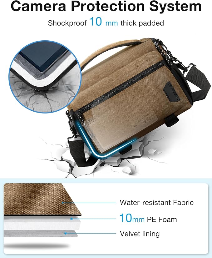 BAGSMART Small Camera Sling Bag