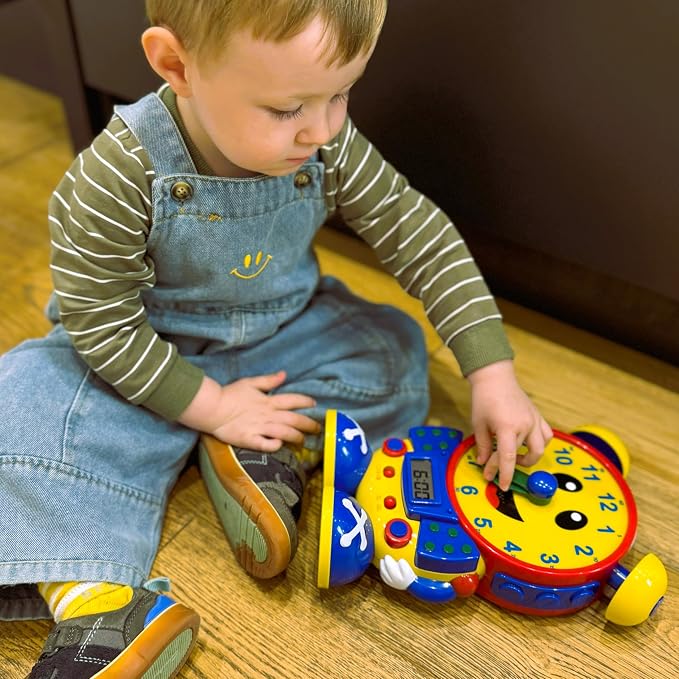 The Learning Journey Telly The Teaching Time Clock, Electronic Analog & Digital