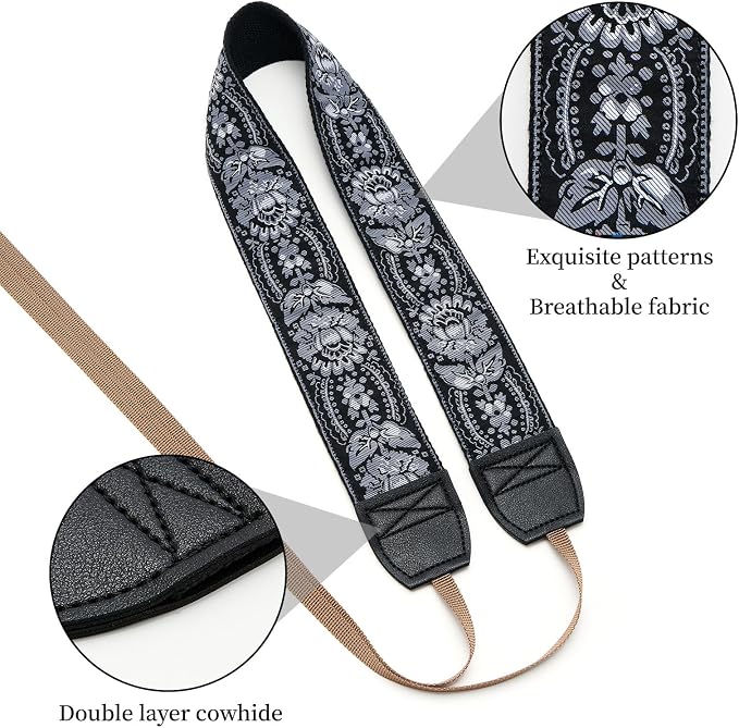ZOOEASS Camera Strap for DSLP and Mirrorless Digital Camera, Neck Strap