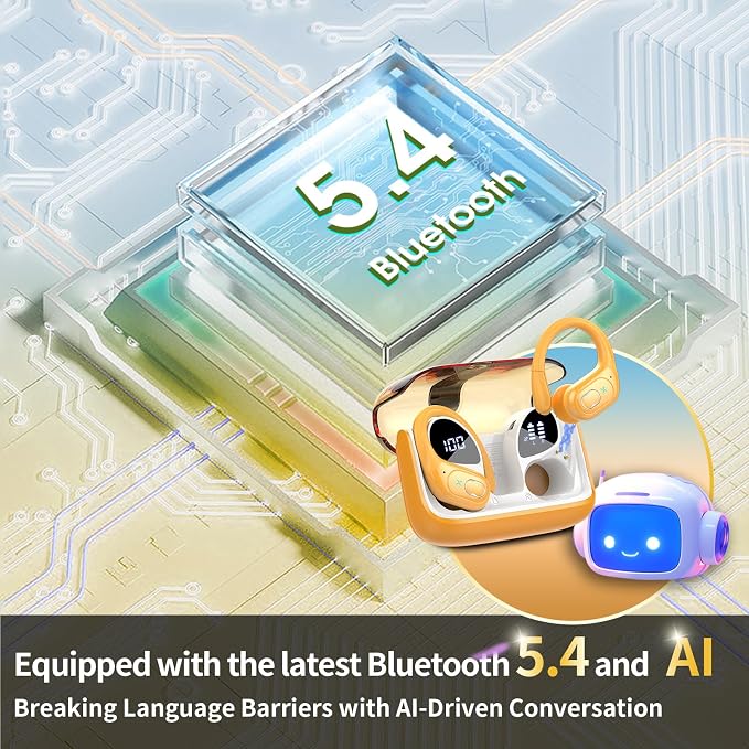 AI Translation Earbuds Real Time, 164 Language Translator Earbud 3-in-1