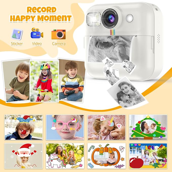Kids Camera Instant Print Birthday Gifts