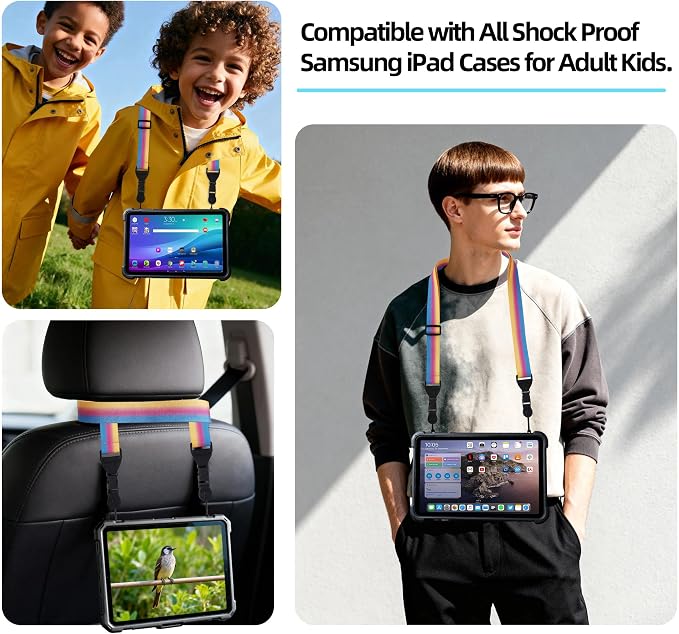Camera Strap Kids :Comfortable iPad Strap Nylon Neck Lanyard