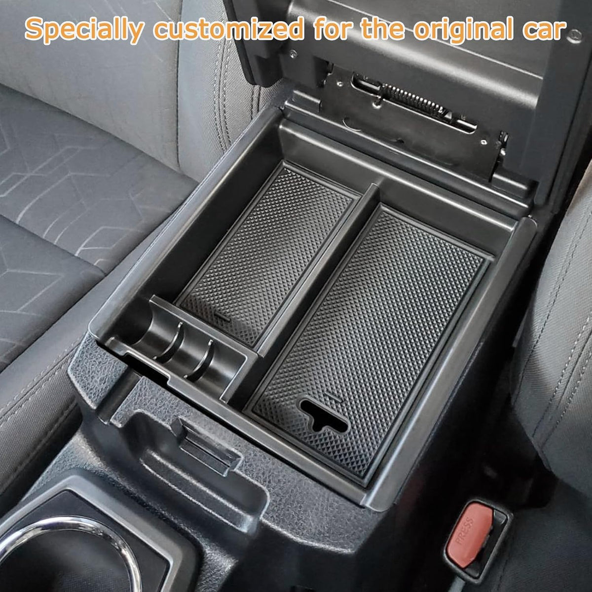 JKCOVER 3PCS Center Console Organzier For Toyota Tacoma 2016-2023