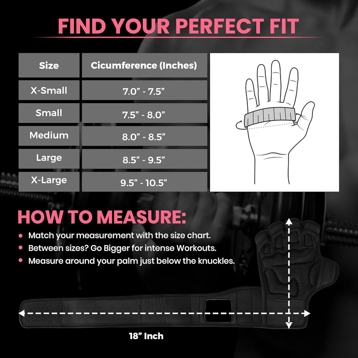 Skiennix Workout Gloves - Smartwatch Compatible Ventilated Gym Gloves with Wrist Wrap Support | Breathable Weight Lifting Gloves for Fitness & Training