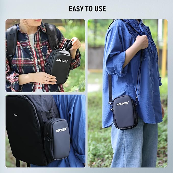 NEEWER Camera Sling Bag, Water Resistant Lightweight Compact Travel Case